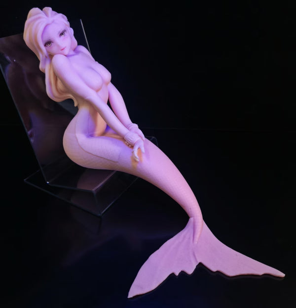 Kailani: Bambola del sesso anime in silicone mini pelosa fantasia hentai sirena