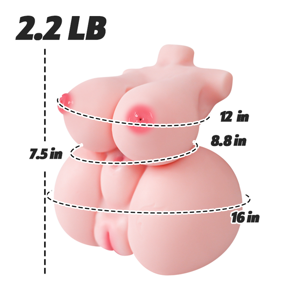 ASA：Anime Big Boobs Nipple Penetration Torso Bubble Butt Sex Doll Butt Male Masturbator