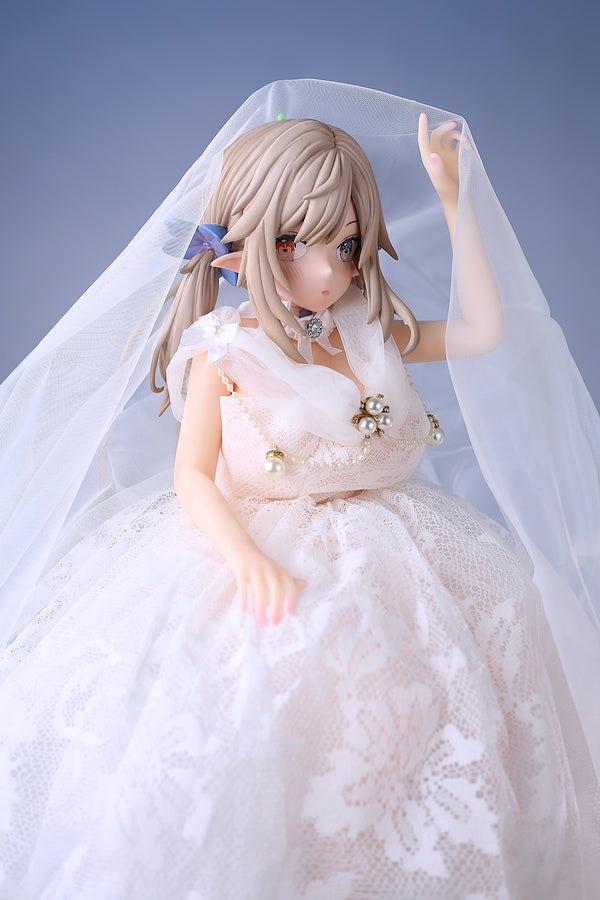 Pure White Elf: Anime Sex Doll Silicone Small Tits Cute Lightweight Hentai Doll