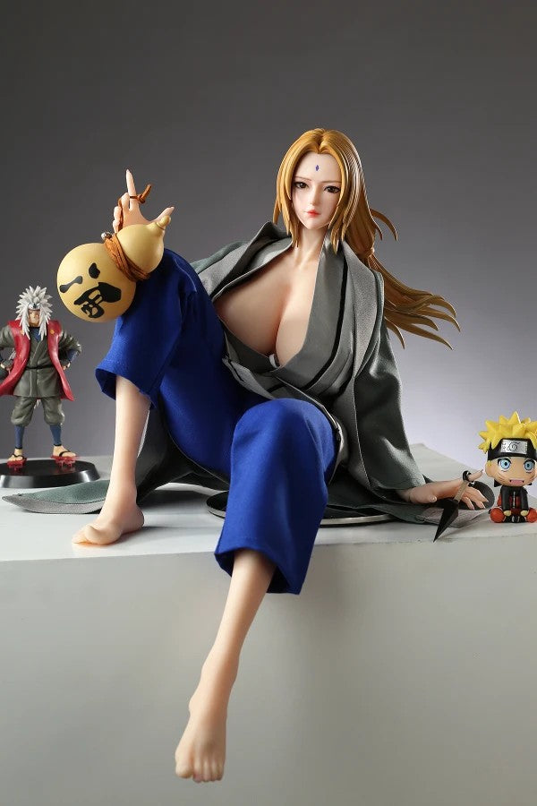 Otaku Tsunade-Free Clothes NARUTO Silicone Anime Sex Toy 65cm Tsunade